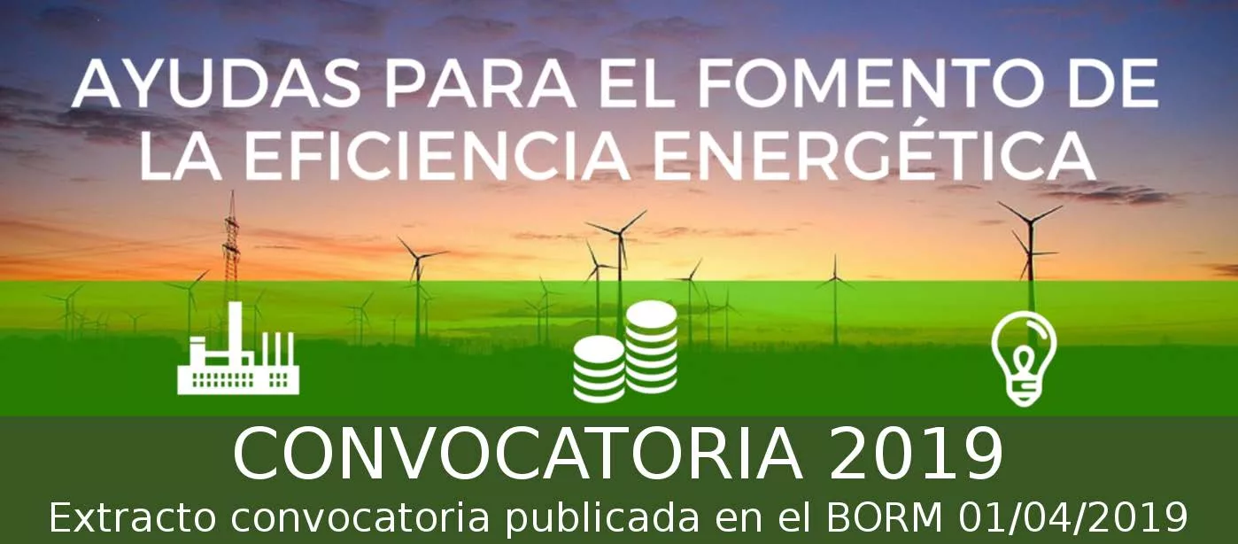 Gestión de ayudas para inversiones en eficiencia energética y energías renovables de la Región de Murcia