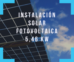 Solar fotovoltaica 5.46 kWp