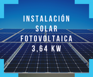 Solar fotovoltaica 3.64 kWp